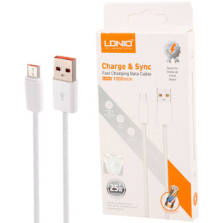 کابل تبدیل USB به USB-C الدینیو مدل LS891 طول 1 متر
